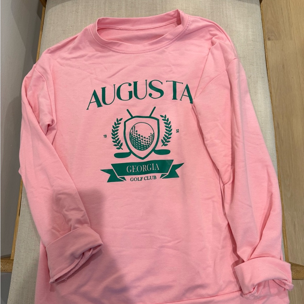 Women's Pink Long Sleeve Tee